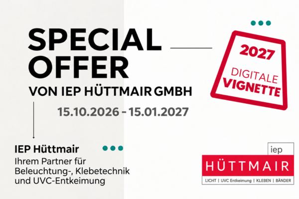 Sonderangebot mit digitaler Vignette